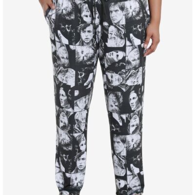 Star Wars Collage Girls Pajama Pants Plus Size