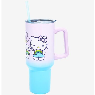 Hello Kitty And Friends Rainbow Ombre Tumbler Travel Cup