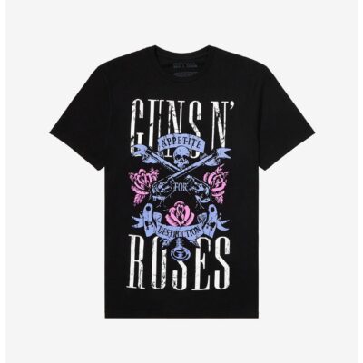 Guns N’ Roses Appetite For Destruction Pastel Graphic T-Shirt