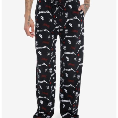 Metallica Logos Pajama Pants