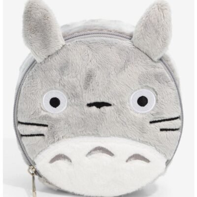 Studio Ghibli My Neighbor Totoro Figural Fuzzy Makeup Bag