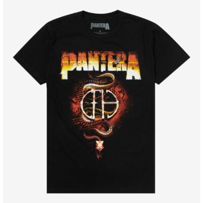 Pantera Snake Skeleton T-Shirt