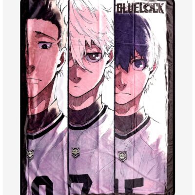 Blue Lock Team White Trio Throw Blanket