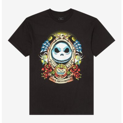 The Nightmare Before Christmas Jack Tattoo Art T-Shirt