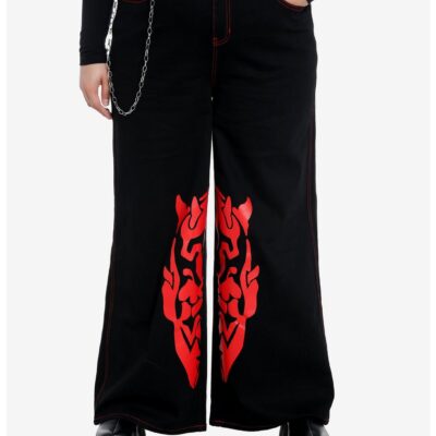 Her Universe Star Wars Darth Maul Wide Leg Denim Pants Plus Size