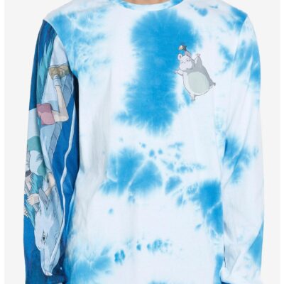 Studio Ghibli Spirited Away Haku Sky Tie-Dye Long-Sleeve T-Shirt