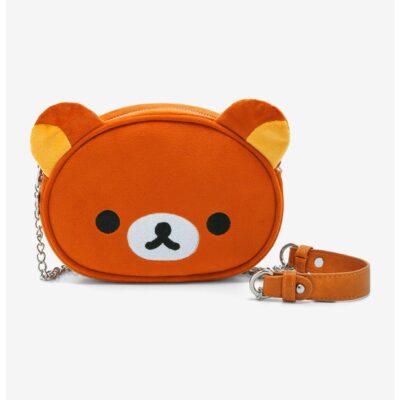 Rilakkuma Head Plush Crossbody Bag