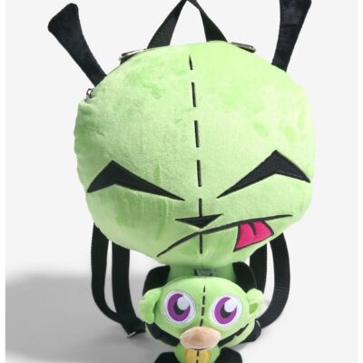 Invader Zim GIR With Monkey Plush Backpack