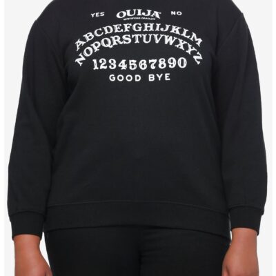 Ouija Board Collared Girls Sweatshirt Plus Size