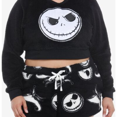 The Nightmare Before Christmas Jack & Zero Sherpa Girls Lounge Set Plus Size