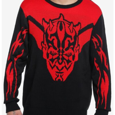 Our Universe Star Wars Darth Maul Intarsia Sweater