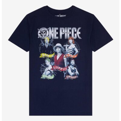 One Piece Group Live Action Names T-Shirt