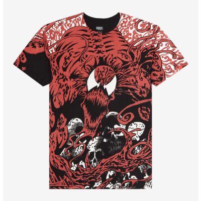 Marvel Spider-Man Carnage Skull T-Shirt