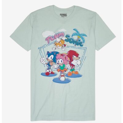 Sonic The Hedgehog Team Sonic Pastel T-Shirt