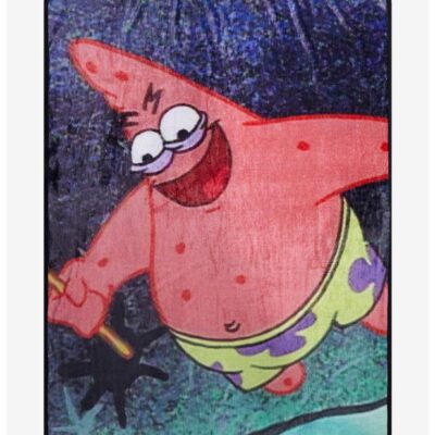 SpongeBob SquarePants Savage Patrick Throw Blanket