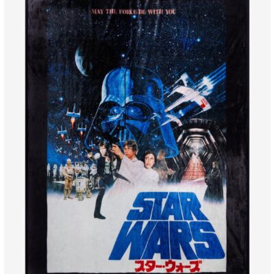 Star Wars A New Hope Poster Throw Blanket