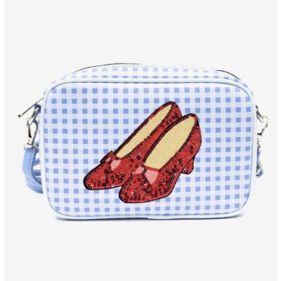 The Wizard of Oz Dorothy Sequined Ruby Slippers Crossbody Bag