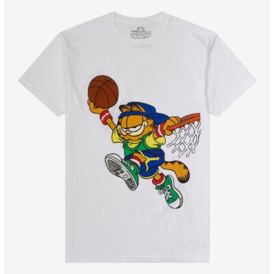 Garfield Basketball Jumbo Print T-Shirt