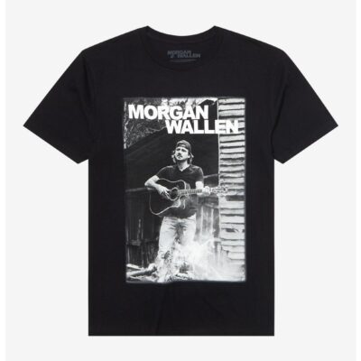 Morgan Wallen Acoustic Guitar Portrait T-Shirt