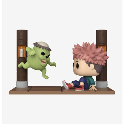 Funko Jujutsu Kaisen Pop! Moment Yuji Itadori With Cursed Doll Vinyl Figure Hot Topic Exclusive