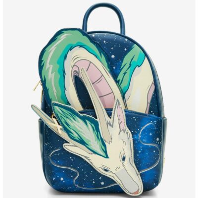 Studio Ghibli Spirited Away Haku Dragon Stars Mini Backpack