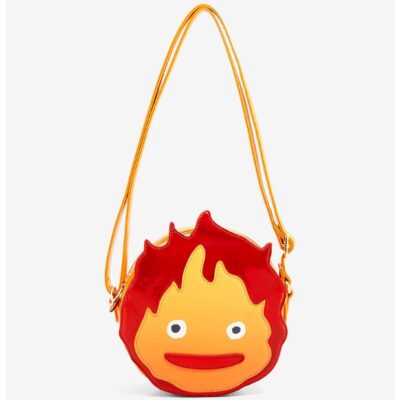 Studio Ghibli Howl’s Moving Castle Calcifer Flame Crossbody Bag