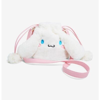 Her Universe Cinnamoroll Plush Bucket Crossbody Bag