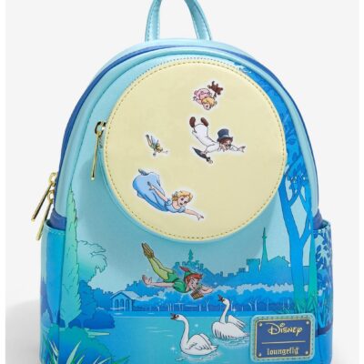 Loungefly Disney Peter Pan Night Glitter Mini Backpack