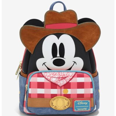 Loungefly Disney Mickey Mouse Western Mini Backpack