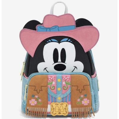 Loungefly Disney Minnie Mouse Cowgirl Mini Backpack