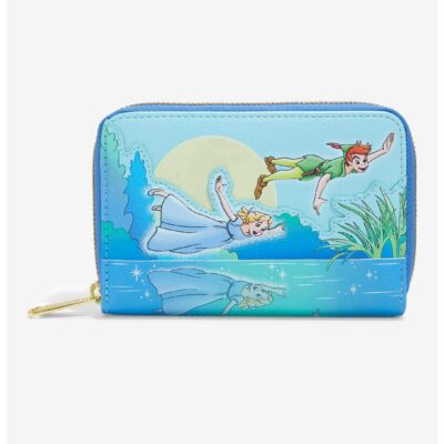 Loungefly Disney Peter Pan Night Glitter Zipper Wallet