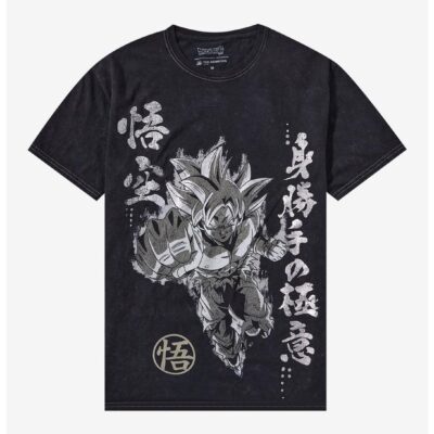 Dragon Ball Super Goku Foil Mineral Wash T-Shirt