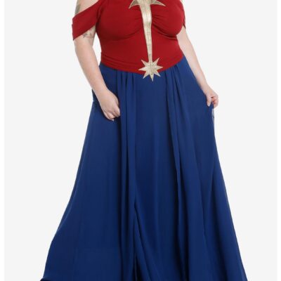 Her Universe Marvel The Marvels Captain Marvel Maxi Dress Plus Size