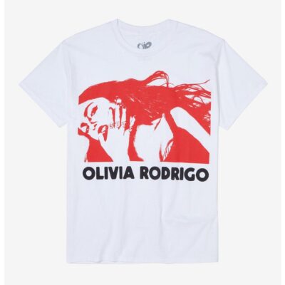 Olivia Rodrigo Guts Red Stencil T-Shirt