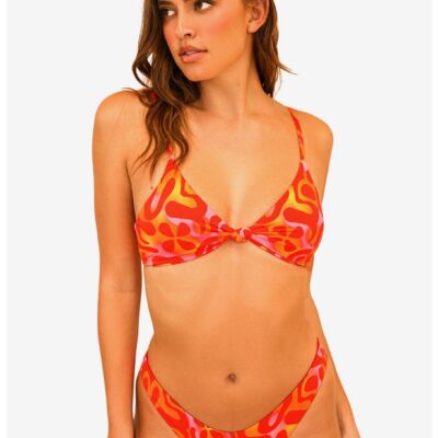 Dippin’ Daisy’s Zen Swim Top Sungazer Red