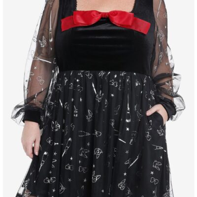 Studio Ghibli Kiki’s Delivery Service Mesh Bow Dress Plus Size