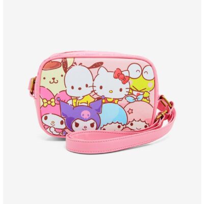 Loungefly Hello Kitty And Friends Pink Crossbody Bag