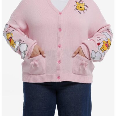 Her Universe Disney Winnie The Pooh Cupid Girls Cardigan Plus Size