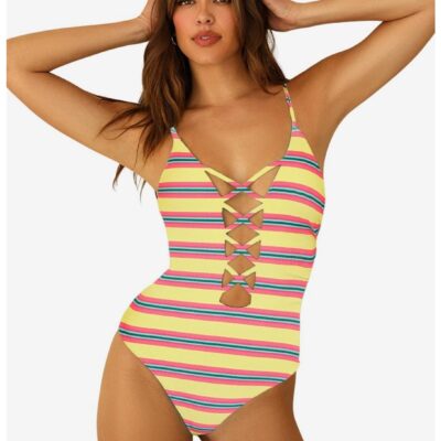 Dippin’ Daisy’s Bliss One Piece Y2K Stripe