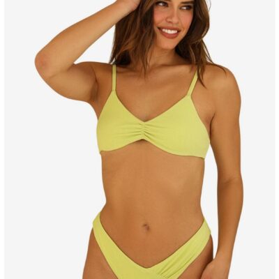 Dippin’ Daisy’s Britney Swim Top Lime Green