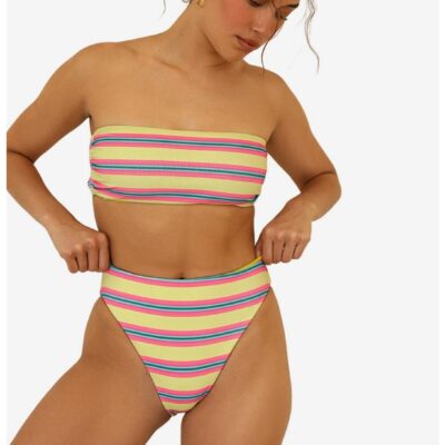 Dippin’ Daisy’s Seashore Swim Bottom Y2K Stripe