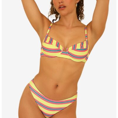 Dippin’ Daisy’s Gigi Swim Top Y2K Stripe