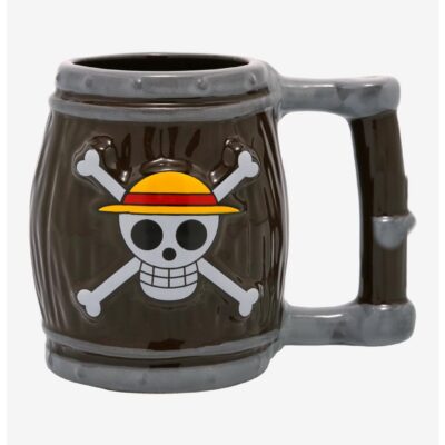 One Piece Straw Hat Pirates Barrel Mug