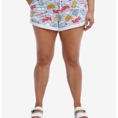 Bratz Slumber Party Girls Lounge Shorts Plus Size