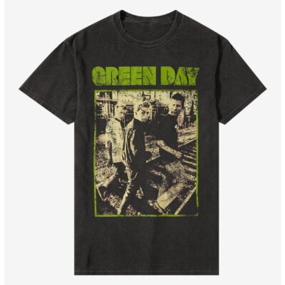 Green Day On The Radio Photo T-Shirt