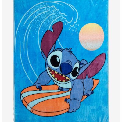 Disney Lilo & Stitch Surfing Stitch Throw Blanket