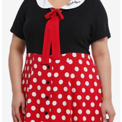 Disney Minnie Mouse Polka Dot Retro Dress Plus Size