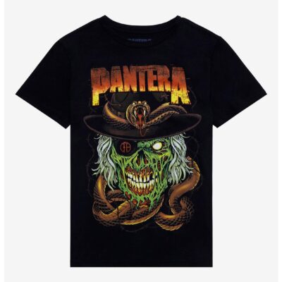 Pantera Zombie Cowboy Boyfriend Fit Girls T-Shirt