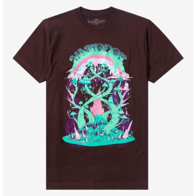 Mastodon Mushroom Forest Boyfriend Fit Girls T-Shirt