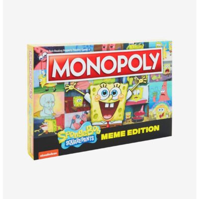 Monopoly SpongeBob SquarePants Meme Edition Board Game